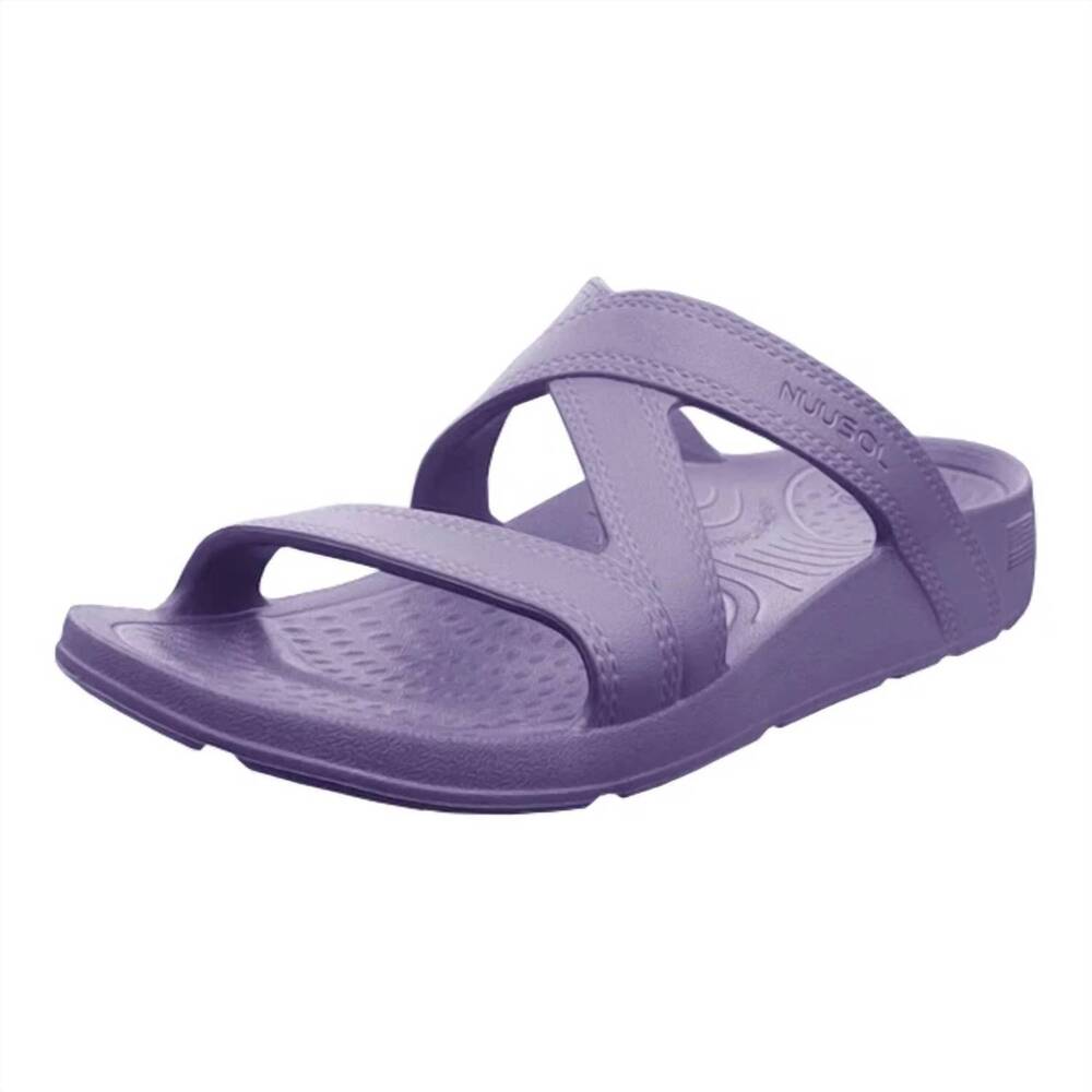 NEW NUUSOL women's hailey sandal in morning violet